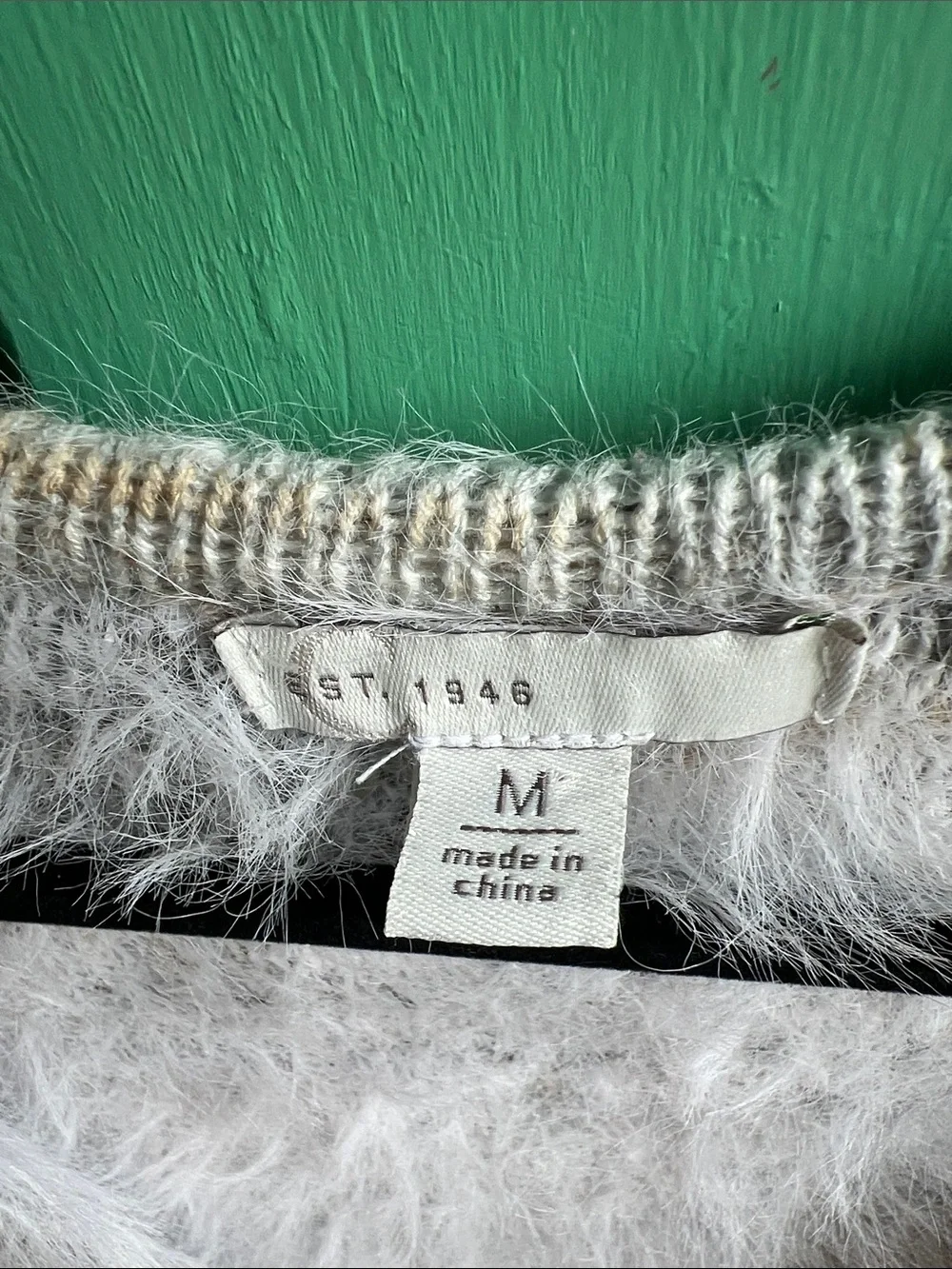 Fuzzy Open-Front Cardigan Sweater by Cato - Light Gray - Medium